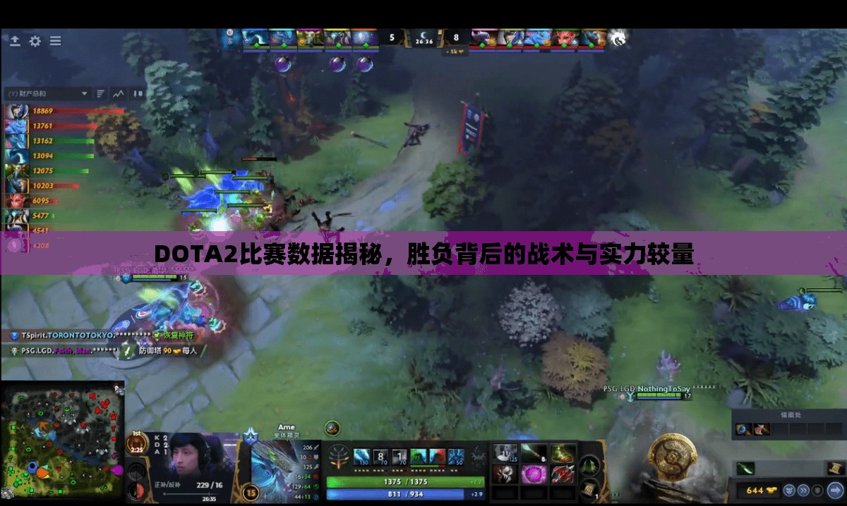 DOTA2比赛数据揭秘，胜负背后的战术与实力较量